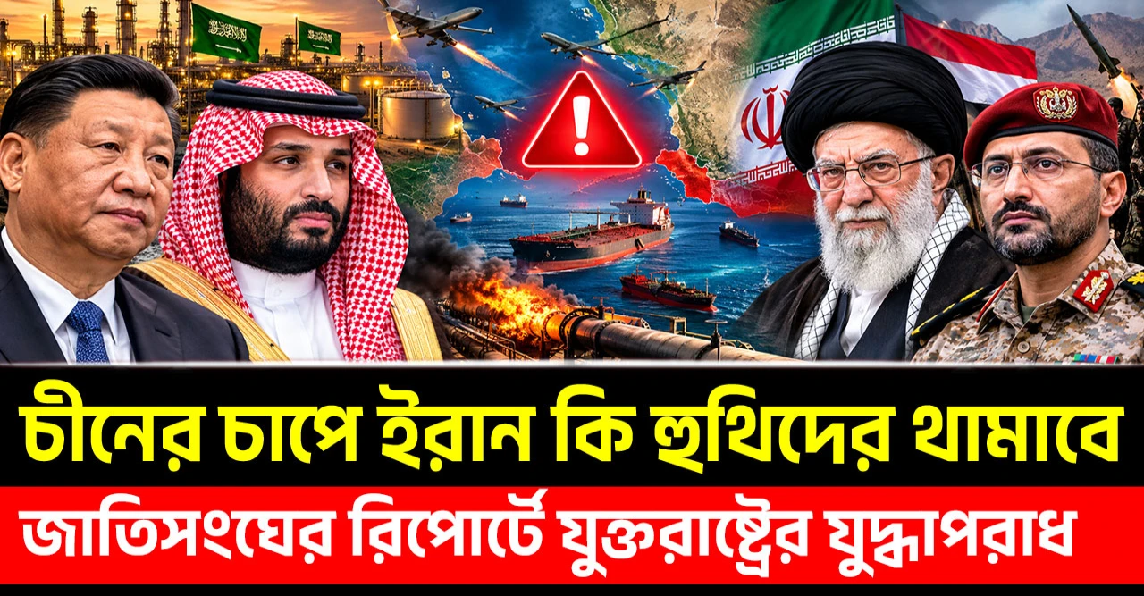 চীনের চাপে ইরান কি হুথিদের থামাবে? মধ্যপ্রাচ্যে নতুন সংকট