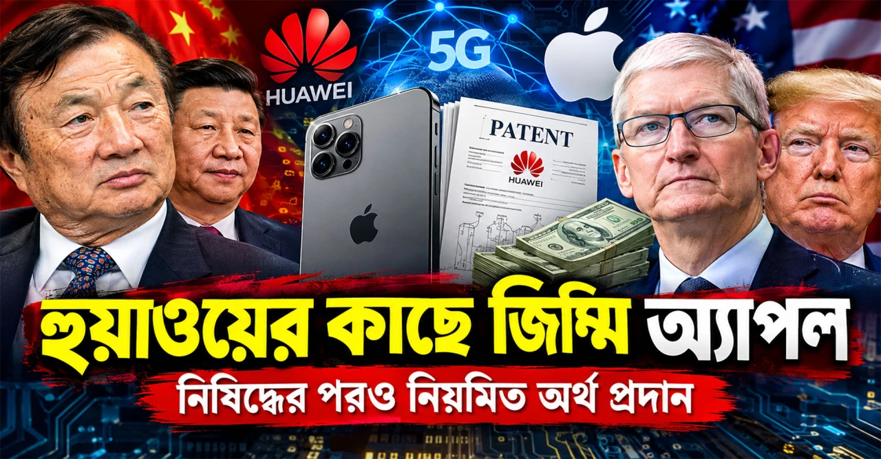 Huawei-কে Apple কেন টাকা দেয়? মার্কিন নিষেধাজ্ঞার মধ্যেও পেটেন্ট রয়্যালটির রহস্য