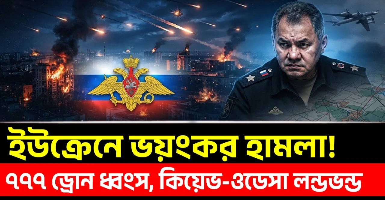 ইউক্রেনে ভয়ংকর হামলা? রাশিয়ার দাবিতে নতুন চাঞ্চল্য