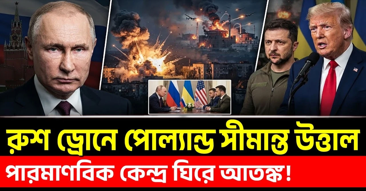 পোল্যান্ড সীমান্ত ও লজিস্টিকস হাবে রাশিয়ার হামলা! ইউক্রেন যুদ্ধ কি নতুন ঝুঁকিতে?