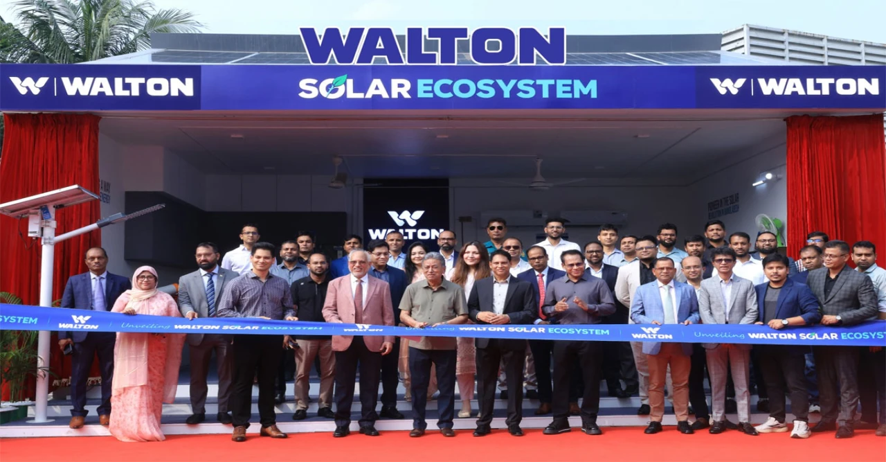 Finance Minister Unveils Walton Solar Ecosystem for Power Generation and Household Appliances