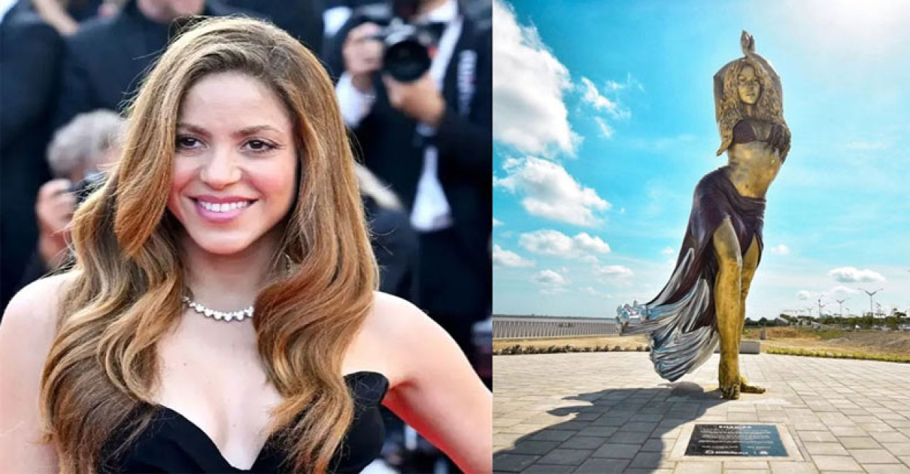 কলম্বিয়ায় নিজ শহরে শাকিরার ভাস্কর্য