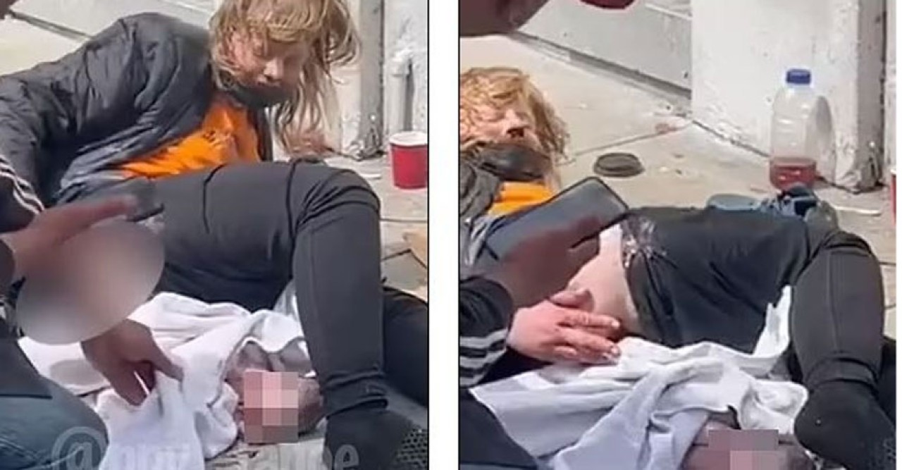 সান ফ্রান্সিসকোর ফুটপাতে জন্ম নিল শিশুটি