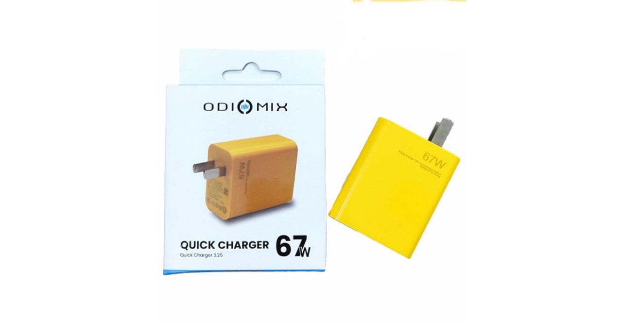 Odiomix 67W Quick Charger: The Ultimate Fast Charging Solution