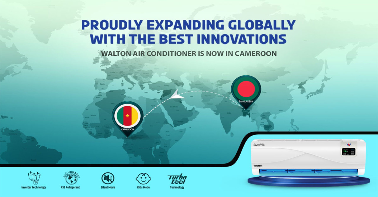 ওয়ালটন এসি রপ্তানি হচ্ছে ক্যামেরুনে