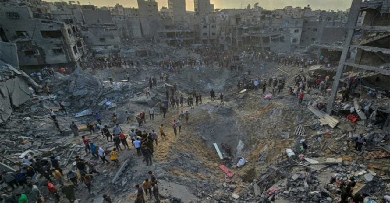 গাজার বৃহত্তম শরণার্থী শিবির জাবালিয়া এখন ধ্বংসস্তুপ