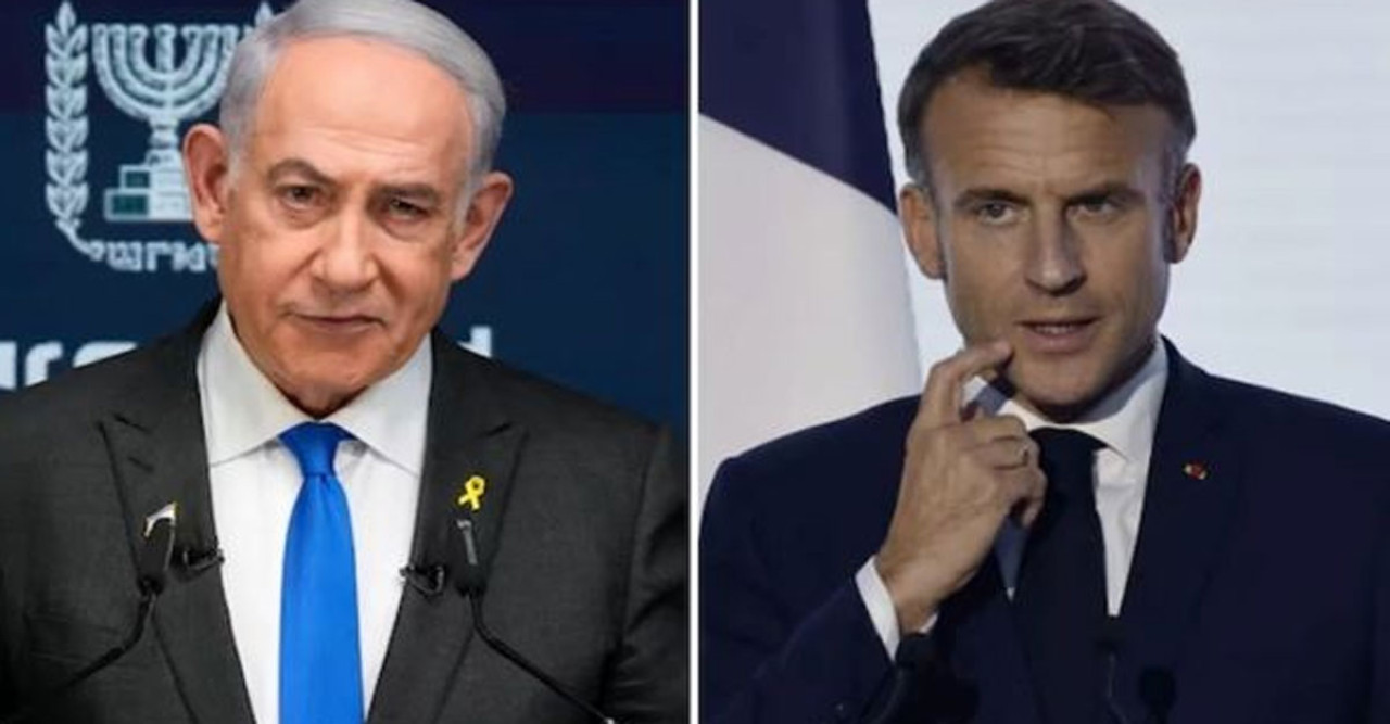 ম্যাক্রোর ওপর চটেছেন ইসরায়েলের প্রধানমন্ত্রী বেনিয়ামিন নেতানিয়াহু