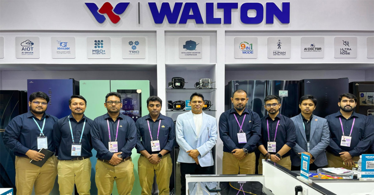 কৃত্রিম বুদ্ধিমত্তা ফিচারসমৃদ্ধ স্মার্ট প্রযুক্তিপণ্য প্রদর্শন করছে ওয়ালটন
