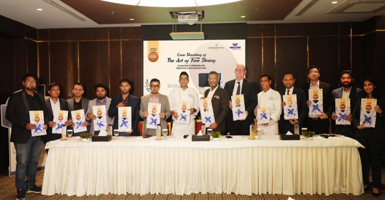 Walton microwave oven, InterContinental Dhaka jointly unveils recipe book