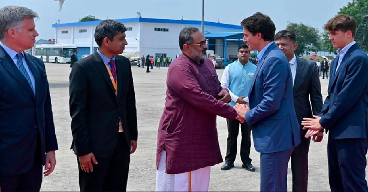 ৪৮ ঘণ্টা আটকে থাকার পর ভারত ছাড়লেন জাস্টিন ট্রুডো