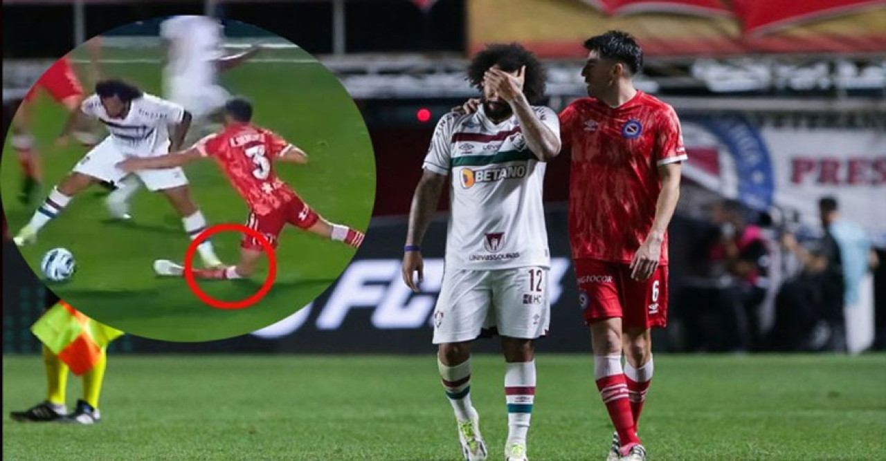 আর্জেন্টাইন ডিফেন্ডারের পা ভেঙে তিন ম্যাচ নিষিদ্ধ মার্সেলো