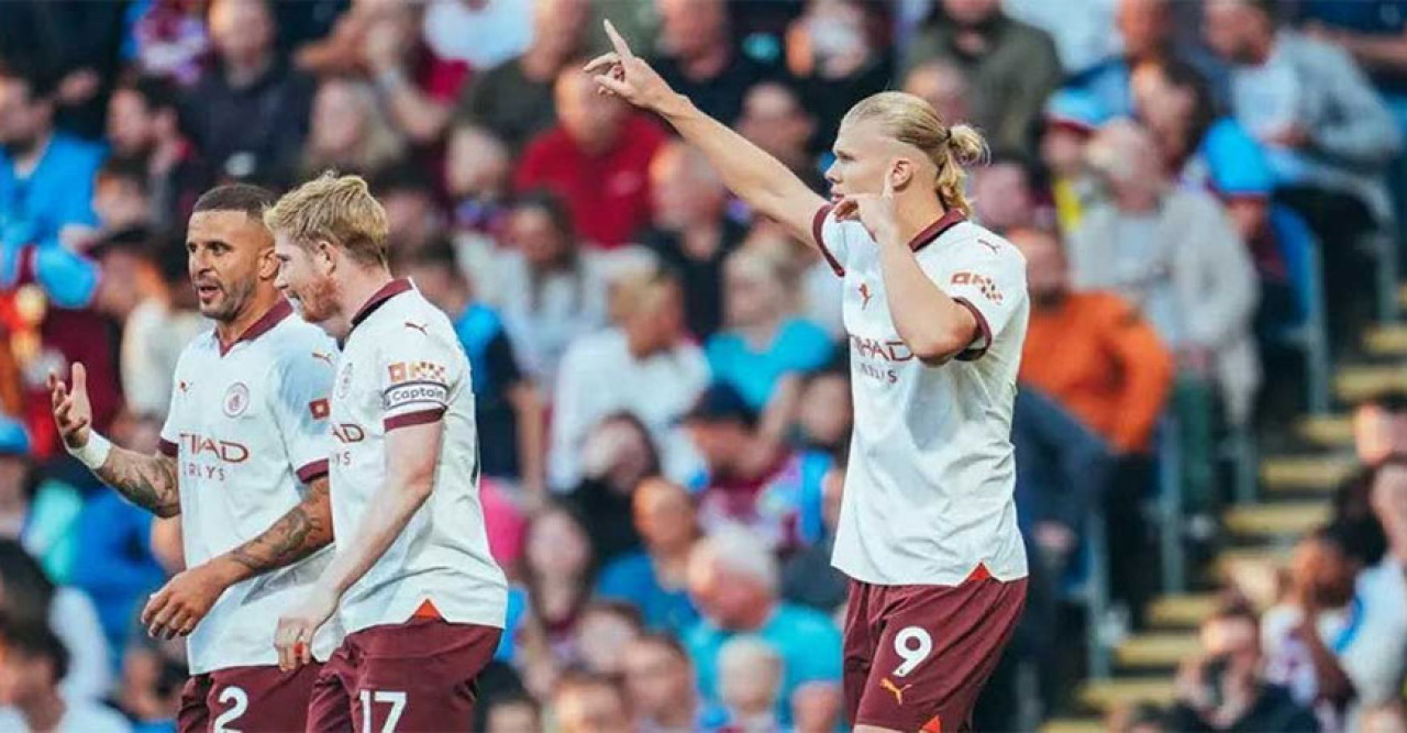 হলান্ডের জোড়া গোলে বার্নলিকে হারিয়ে মৌসুম শুরু করলো ম্যানচেস্টার সিটি 