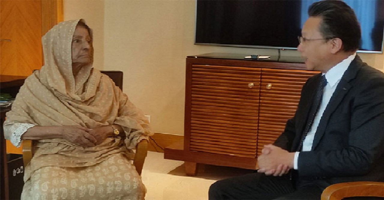  চীনের বিদায়ী রাষ্ট্রদূতের সাথে রওশন এরশাদের সাক্ষাৎ