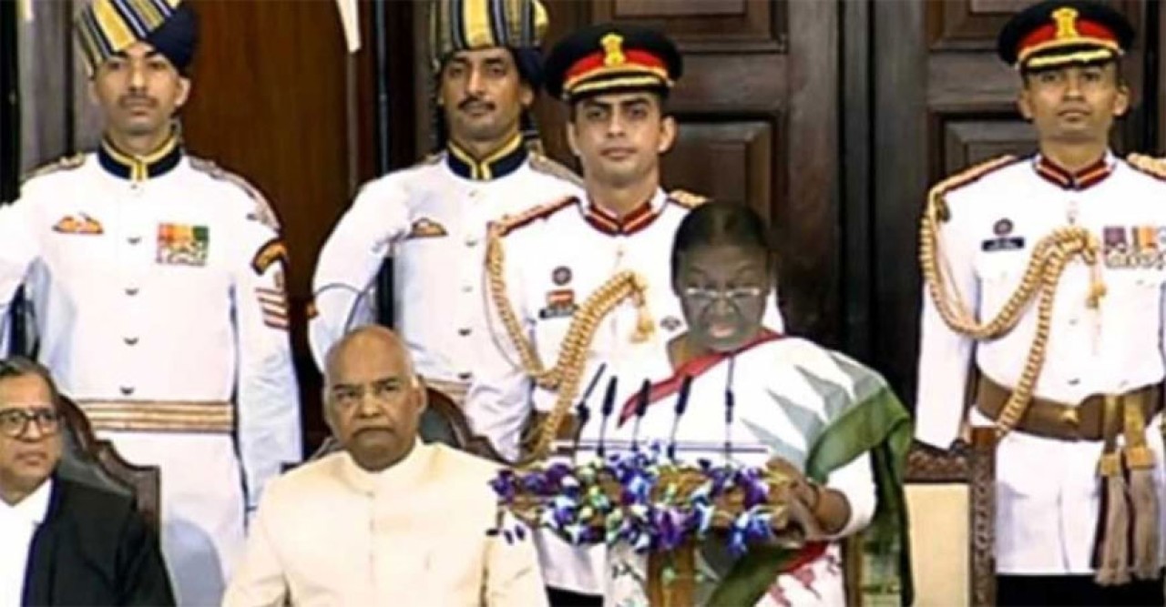 শপথ নিলেন ভারতের রাষ্ট্রপতি দ্রৌপদী মুর্মু