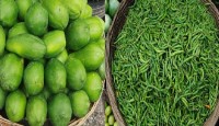 কাঁচামরিচ ১২০ টাকা, পেঁপে ৮০