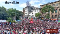 ধর্মতলা অচল করে বামেদের সভা ম্যাটাডোরে, ‘‌ইনসাফে’‌ সংযম দেখাল মমতার পুলিশ