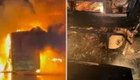 ভারতের অন্ধ্রপ্রদেশে ভয়াবহ বাস দুর্ঘটনা! আগুনে পুড়ে ২০ জন নিহত, বাসচালক পালিয়েছেন