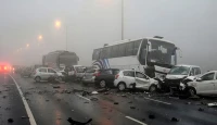 ভারতে কুয়াশায় 'শৃঙ্খল দুর্ঘটনা'! যানবাহনের স্তূপ, বাস-ট্রাক ধাক্কাধাক্কি, অনেক আহত