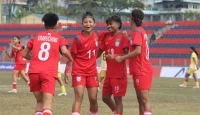 বাংলাদেশের মেয়েরা ভুটানকে ১২-০ গোলে উড়িয়ে দিল! হ্যাটট্রিক করে ঝড় তুললেন মুনকি-তৃষ্ণা 