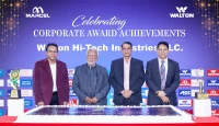 জমকালো আয়োজনে সেরা কর্পোরেট অ্যাওয়ার্ডস অর্জনের সাফল্য উদযাপন করলো ওয়ালটন