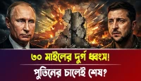 পুতিনের চালেই শেষ? ৩০ মাইলের দুর্গ ধ্বংস!