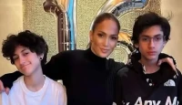 Jennifer Lopez Overcome with Emotion as Twins Max and Emme Graduate High School