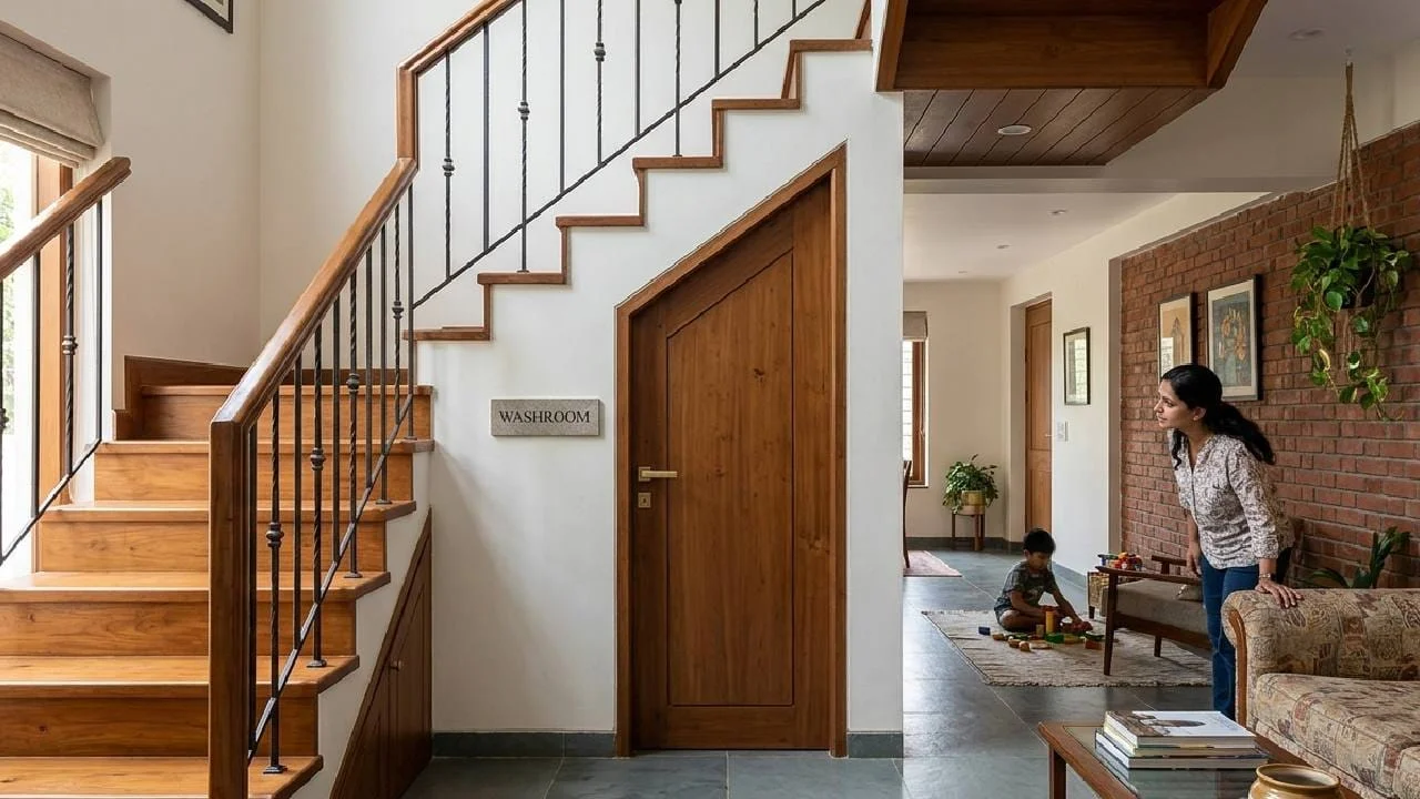 Vastu Tips for Bathroom: What is bad if there is a toilet under the stairs?