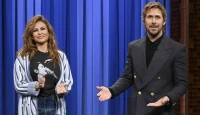 Eva Mendes Channels Husband Ryan Gosling’s Style in His Official ‘SNL’ Cap