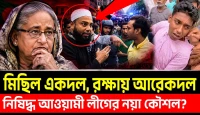 সামনে মিছিল, পেছনে ‘জনতা’! নিষিদ্ধ আওয়ামী লীগের নয়া কৌশল?