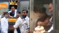 প্রিজন ভ্যানে বসে জন্মদিনের কেক কাটল খুনে অভিযুক্ত দুষ্কৃতী, প্রশ্নের মুখে পুলিশের ভূমিকা