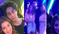 মধ্যরাতে বাঙালি অভিনেত্রীর সঙ্গে পার্টিতে শাহরুখপুত্র