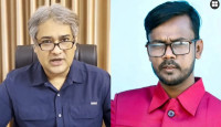 আরাফাতকে আটকের খবরে মিষ্টি নিয়ে ডিবি অফিসে হাজির হিরো আলম